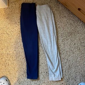 Carters navy and gray leggings